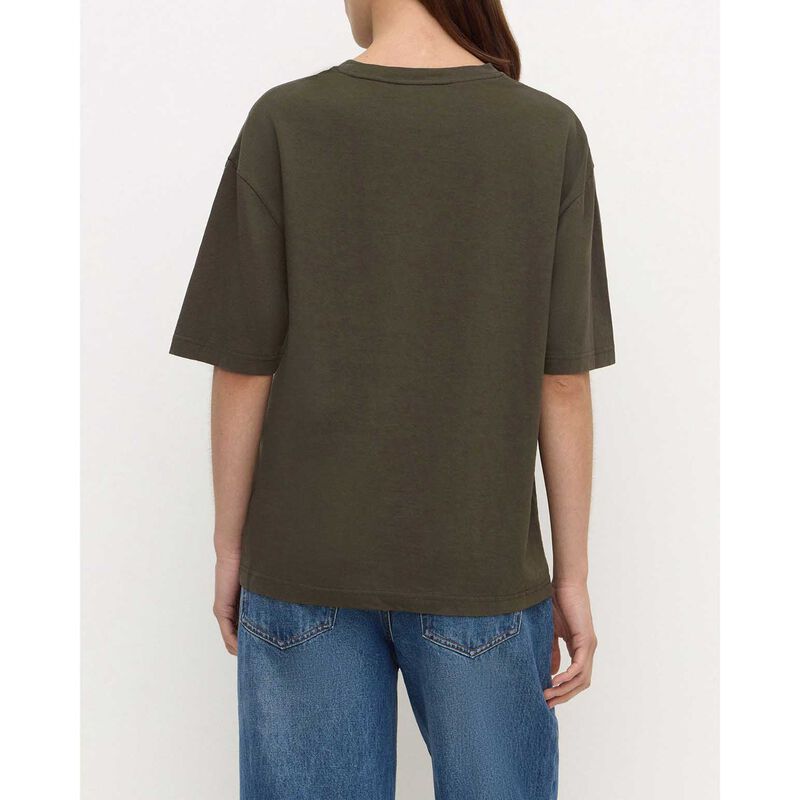 Assembly Label Kira Cotton Hemp Tee Dark Military image number 1